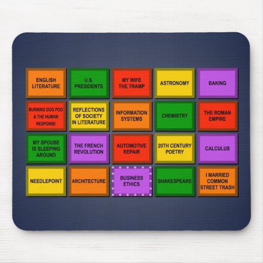 Knibbの高い学術の10種競技「95 マウスパッド (正面)