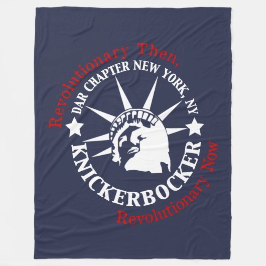 Knickerbocker毛布 フリースブランケット (正面)