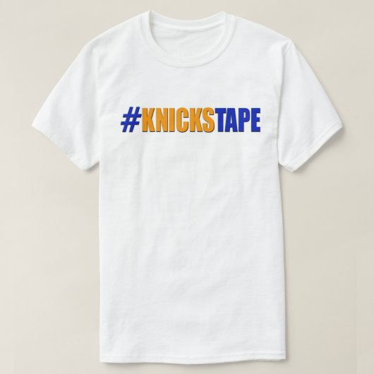 KnicksTapeの男性基本的なTシャツ Tシャツ (デザイン正面)