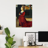 Kniende Stifterin詳細- Petrus Christus - c1460 ポスター (ホームオフィス)