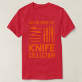 Knife Collection Throwing Knife Chefs & Kitchen Ch Tシャツ (デザイン正面)