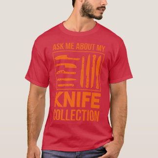 Knife Collection Throwing Knife Chefs & Kitchen Ch Tシャツ
