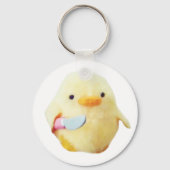 Knife Duck Plush Meme Keychain キーホルダー (正面)