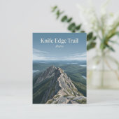 Knife Edge Trail カタディン山 メイン州 ポストカード (スタンド正面)