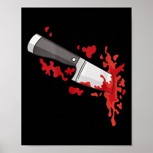 Knife In The Ck Halloween Murder Costume Knife In ポスター (正面)