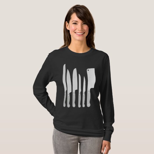 Knife kit kitchen tools gadge tシャツ (正面フル)