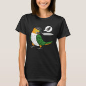 Knife Parrot Wants Seeds I Black headed Caique Tシャツ (正面)