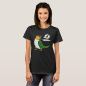 Knife Parrot Wants Seeds I Black headed Caique Tシャツ (正面フル)