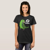 Knife Parrot Wants Seeds I Green Parrotlet Tシャツ (正面フル)