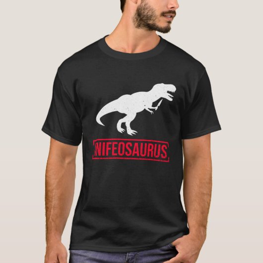 Knifosaurus Knifeaholic Knife Collector Knife Coll Tシャツ (正面)