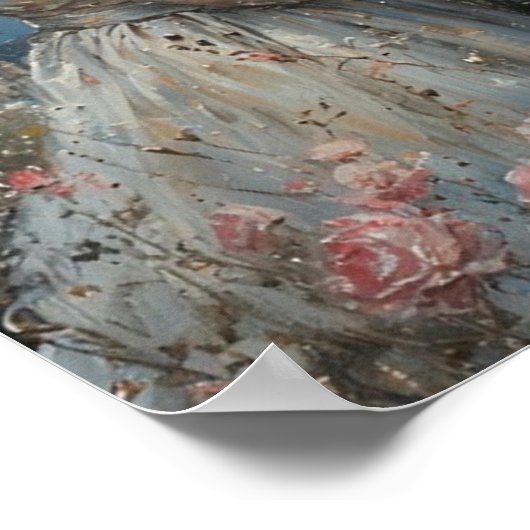 Knight and Princess Fantasy Poster ポスター (角)