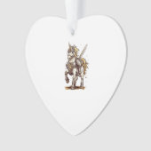Knight Armor Unicorn (1) オーナメント (正面)