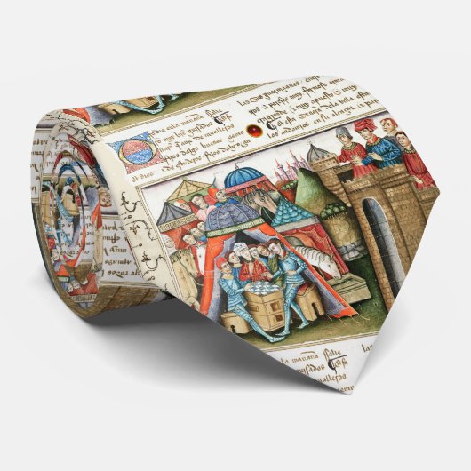 Knight Cifar Watches the Enemy Camp Play Chess  ネクタイ (ロール)