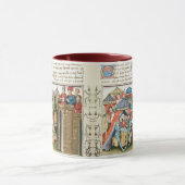 Knight Cifar Watches the Enemy Camp Play Chess マグカップ (中央)