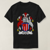 Knight Coat of Arms  Family Crest  Tシャツ (デザイン正面)