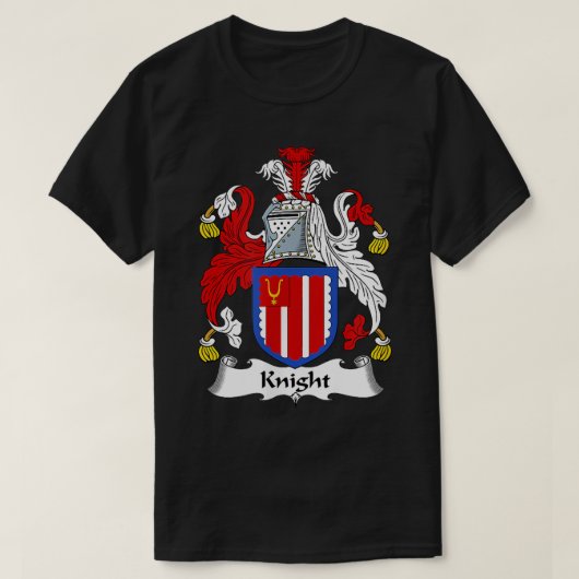 Knight Coat of Arms  Family Crest  Tシャツ (デザイン正面)
