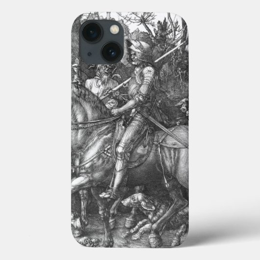 Knight, Death and the Devil, 1513 (engraving) Case-Mate iPhoneケース (裏面)