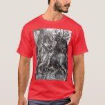 Knight Death and the Devil Albrecht Durer c1513 Tシャツ<br><div class="desc">Knight Death and the Devil Albrecht Durer c1513 .Check out our Horses t shirt selection for the very best in unique or custom,  handmade pieces from our clothing shops</div>