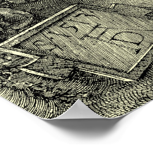 Knight, Death, And The Devil by Albrecht Dürer ポスター (角)