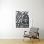  Knight Death Devil Albrecht Durer engraving art p タペストリー (インサイチュ)