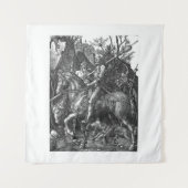  Knight Death Devil Albrecht Durer engraving art p タペストリー (正面)