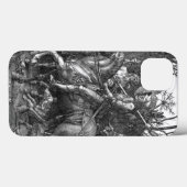 Knight Death Devil Albrecht Durer engraving art p Case-Mate iPhoneケース (裏面 (横))