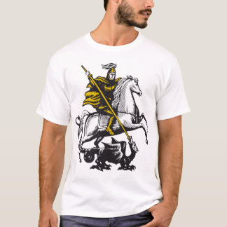 Knight killing the Dragon Tシャツ