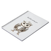 Knight Owl in Shining Armor ノートブック (左側)
