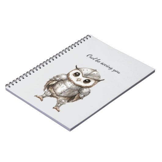 Knight Owl in Shining Armor ノートブック (左側)