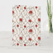 Knight Owl Shining Armor Roses I'll Be Seeing You カード (裏面)