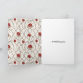 Knight Owl Shining Armor Roses I'll Be Seeing You カード (内部)