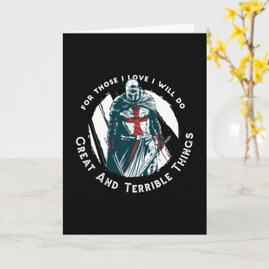 Knight templar カード (黄色い花)