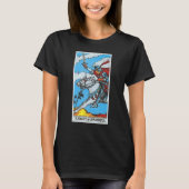 Knight Templar Knight Of Swords Occult Tarot Card  Tシャツ (正面)