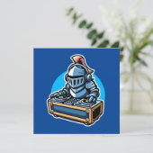 Knight Turntablist – 中世DJアニメデザイン 招待状 (スタンド正面)