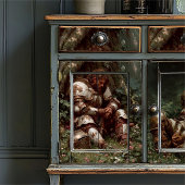 Knightcore Medieval Knight Resting Ancient Forest 薄葉紙