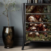 Knightcore Medieval Knight Resting Ancient Forest 薄葉紙