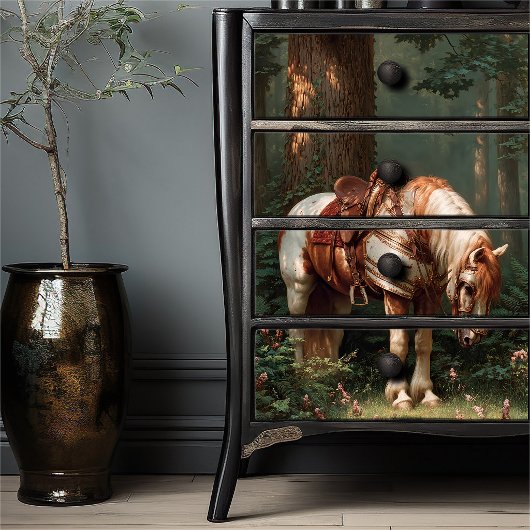 Knightcore Warhorse | Knight’s Horse in Forest 薄葉紙