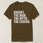 KnightKnightファミリー名Knight姓Knight S Tシャツ (デザイン正面)