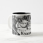 「Knightly穏やかなヴァージニアのための広告 ツートーンマグカップ (正面左)