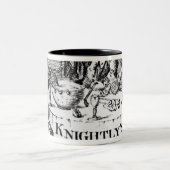 「Knightly穏やかなヴァージニアのための広告 ツートーンマグカップ (中央)