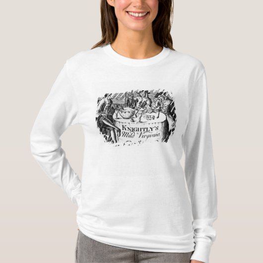 「Knightly穏やかなヴァージニアのための広告 Tシャツ (正面)