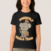 Knightly Koala Team Tシャツ – かわいいかわいいファンタジー (正面)