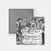 Knightly's Mild Virginiaの広告 マグネット (正面/裏面)