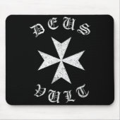Knights Hostaller Maltese Catholic Christian Deus  マウスパッド (正面)