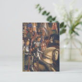 Knights of Christ (Ghent Altarpiece)、ヤン・ヴァン・エイク ポストカード (スタンド正面)