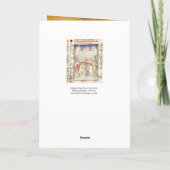 Knights Play Chess in War Tent, Medieval Miniature シーズンカード (裏面)