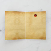 Knights Play Chess in War Tent, Medieval Miniature シーズンカード (内部)