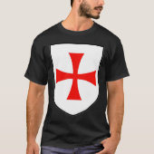Knights Templar Flag Order of Solomon's Temple app Tシャツ (正面)