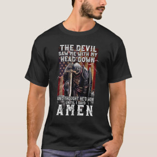Knights Templar Said Amen Crusader Bible Verse On Tシャツ