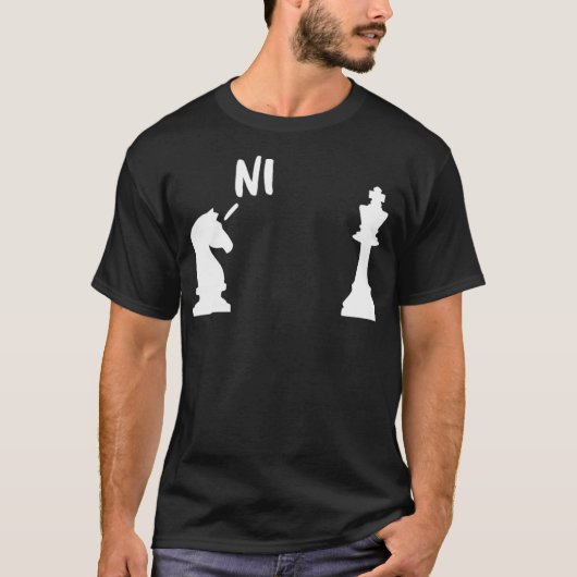 Knights Who Say Ni  chess cool Tシャツ (正面)